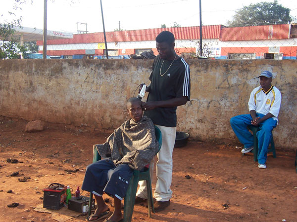 The Local Barbers Tshakuma Style.	